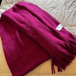 Cleo Sparkle purple scarf